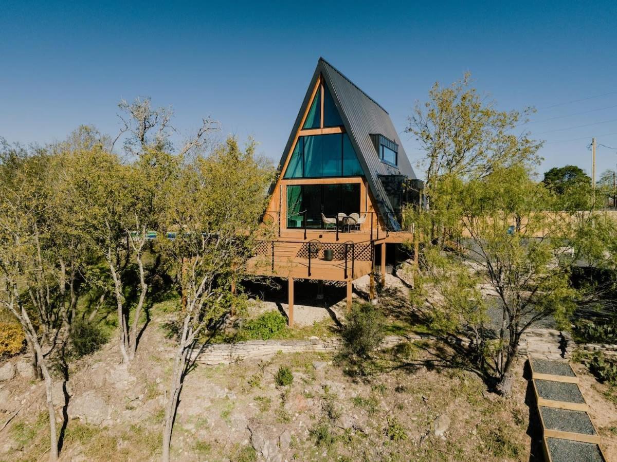 The Pedernales A-Frame Villa Fredericksburg Ngoại thất bức ảnh